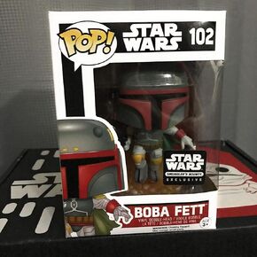 Funko Pop Star Wars: Boba Fett Action Figure الحصري المهربة
