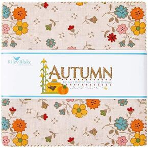 مجموعة Riley Blake Autumn Collection من Lori Holt of Bee في غطاء محرك السيارة ، ونسيج خياطة اللحف الممتازة ، مثالية للخياطة ، وصياغة مشاريع الخياطة والمزيد ... (الخريف 5 "المكدح)