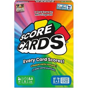 R&R Games Score Cards - لعبة بطاقات ملونة سهلة التعلم لـ Family Game Night - للأعمار 8 وما فوق - 2-4 لاعبين