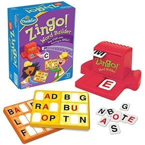 Thinkfun Zingo Word Builder لعبة القراءة المبكرة و Zingo! حزمة الداعم #2 التوسع
