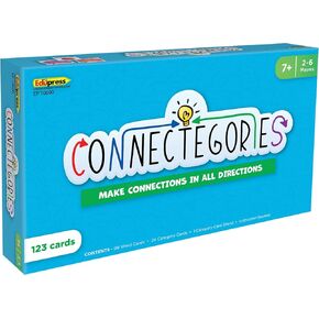 Teacher Created Resources Connectegories: The Card Game Where Words Connect, Categories Collide, and Language Skills Skyrocket! for Ages 7+, 2-6 Players