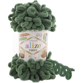 Alize Puffy Baby Bannet - الكثير من 5 skeins ، 500 غرام ، 50yds ، 100 ٪ micropolyester غزل ناع