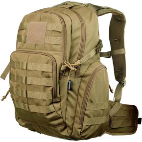 River Road Huntex 40L حقيبة ظهر تكتيكية للرجال والنساء في Ranger Green - على الطراز العسكري للصيد - حقيبة الظهر المشي لمسافات طويلة ومساحات على الظهر - حقائب الظهر التكتيكية في الهواء الطلق ورياضة Mochila Tactica in Kuwait