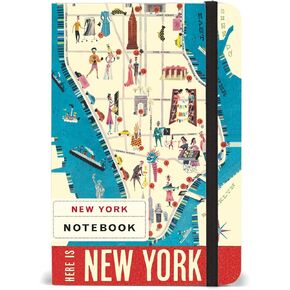 أوراق Cavallini Cavallini New York City Map دفتر 4 × 6