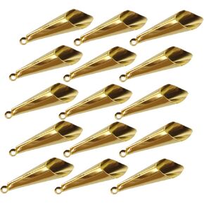 100 pcs زهرة طويلة حبة حبة الأغطية جوفاء الفواصل المخروطية نهاية السحر الفواصل السحر لاتخاذ قرار قلادة المجوهرات مجوهرات ، الذهب