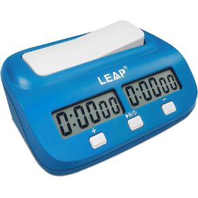 قفزة Timer Digital Chess Clock مع المكافأة وتأخر الوقت يتميز Timer Chess Game I-Go و Chinese Chess (Blue)