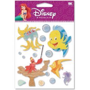 Disney Little Mermaid Sebastian and Friends Dimensional Sticker
