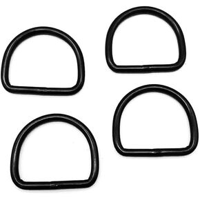 Stainless Steel 316 D-Rings Buckle for Bag Straps Dog Collars Harnesses Fabric Paracord DIY Strap,4 Pack