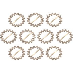 مقاطع تي شيرت Uxcell ، وشاح Rhinestone وشاح مشبك شال