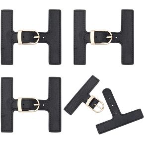 FINGERINSPIRE Leather Sew-On Toggles Closures Imitation Leather Snap Toggle Duffle Jacket Buckle Leather Clasp Fasteners