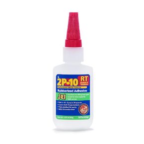 FastCap 2P-10 JEL (RT-Rubber-toughened) Industrial Strength Heavy-Duty Super Glue -(CA Adhesive) -2.25oz/64g. Great for use on Vertical Surfaces. Shock Resistant. Activator Sold Separately (1-Bottle)