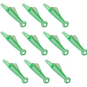 10Pcs Green Needle Threaders for Sewing Needles, Plastic Fish Type Machine Threader, Inserter Automatic Threader,Quick Threader Tool DIY Sewing Tools (Length of 3.1cm)