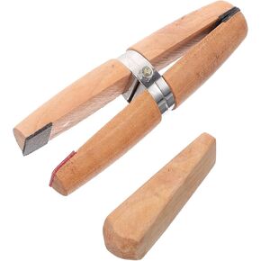 3Pcs Wooden Ring Clamps, 6in Jeweler Stand Pliers Jewelry Ring Vise, Jewelry Clamps Wedge Jeweler Hand Tools Ring Holding Tools for Making File Polishing Grinding Gemstone Setting Rings
