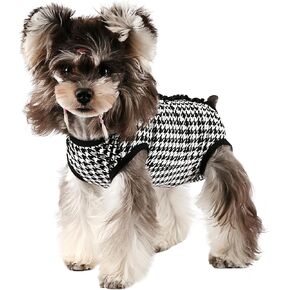 Etdane Dog Diapers Sanitary Panties Physiological Period Shirts Surgical Recovery Suits for Male and Female Dogs XL