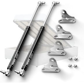 Vepagoo 36 Inch 35LB/156N Gas Struts Shocks Spring for RV Bed Heavy-Duty Lid Box Trailer Cover Hatch Door Basement Door Prop Lift Support with L Mounting Brackets, Set of 2