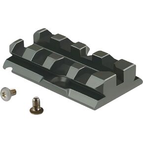 GOTICAL RMR Cover Plate for Glock 17 19 26 Cut Slides, Aluminum Black Finish