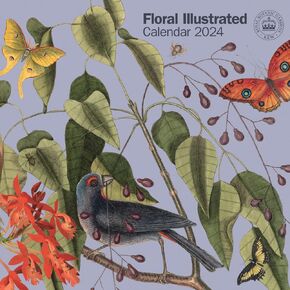 2024 Royal Botanic Gardens Kew, Floral Illustrated Wall Calendar