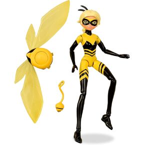 معجزة: حكايات الخنفساء و Cat Noir Small Queen Bee Doll | 12 سم كوين بي دمية مع الملحقات | كلوي Superhero Queen Bee Toy Toys Range Bandai Dolls Range