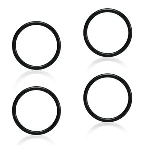 A20212 A-20212 O Ring - Replacement A20212 A-20212 Orings for Fluval Top Cover Click-Fit FX4, FX5, FX6 Aquarium Fish Tank Canister Filter (4 Pack), Black
