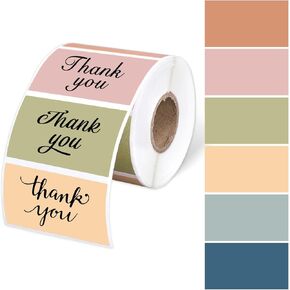 600 PCS Boho Color Direct Direct Thermal Labels ملصقات ملصقات ملصق