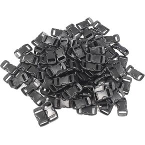 50pcs الألواح البلاستيكية - مشبك الحفر الجانبي ، مقاطع الخياطة لإبزيم الخوذة
