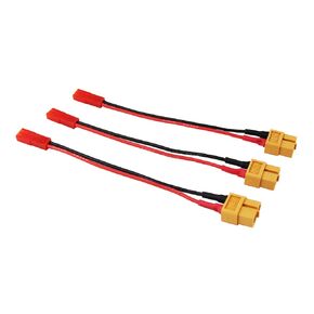 3pcs Female XT-60 to Female JST Connector Adapter Cable LiPO XT60 3.93inch 10cm 20awg Wire(Pack of 3)