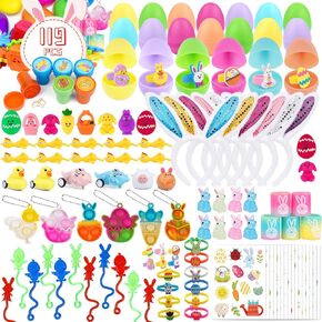 119 PCS Party Favors Pack for Kids, Goodie Bags Fillers 13 Different Fun Bulk Toys Party Favors for Girls Boys Toddlers, Birthday Party Classroom Prizes Supplies Pinata Stuffers