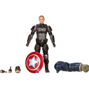 Avengers Hasbro Marvel Legends Series Gamerverse 6-inch Collectible Stealth Captain America Action Figure Toy, Ages 4 and Up