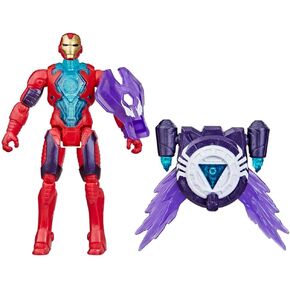 Avengers Marvel Venomversus Epic World of Action Atti-Venom Iron Man شخصية مع إكسسوارات معدات المعركة ، ألعاب Super Hero 4 بوصة ، الأطفال الذين تتراوح أعمارهم بين 4+