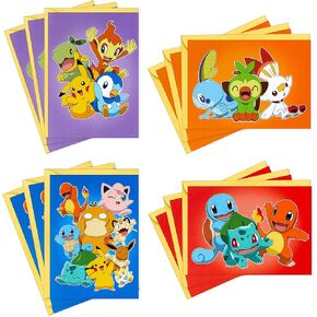 بطاقة عيد ميلاد Hallmark Pokémon لـ Kid (قلب بطل) Charmander ، Squirtle ، Pikachu