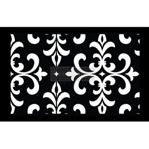 إعادة التصميم مع عصا وأسلوب Cece Modern Damask 1 لفة ، 7 "X3YDS (6" تصميم) 655350654337