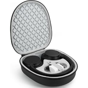 Headphone Case for Sony WH-CH720N WH-CH720NB JBL Tune 720BT, Hard Portable Over Ear Headphone Carrying Case, Wireless Headphone Storage Protective Case for Travel Home (Black-Pattern)