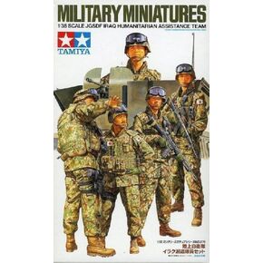 Tamiya #35276 Military Miniatures JGSDF Iraq Humanitarian Assistance Team 1/35 Scale Plastic Model Kit,Needs Assembly