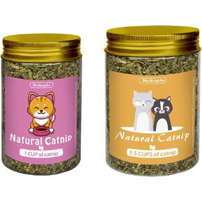Catnip ، Premium Stirent Safe for Cat ، Make Cat Crazy (1Cup/1.5cup)