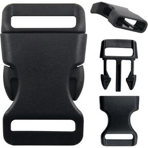 3/4" Adjustable Plastic Quick-release Buckle Straps for Belt Buckles,Backpacks Dog Collars Bracelet Helmet