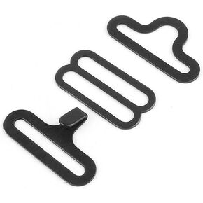 50 ملاءات معدنية قابلة للتعديل ربطة عنق الأجهزة Cravat Clip -Hook Fastener Necktie حزام