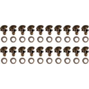 Boot Lace Hooks Kit 20pcs أحذية نحاسية للأحذية الأزواج والخواتم لتسلق أحذية المشي لمسافات طويلة في الجبال في الهواء الطلق