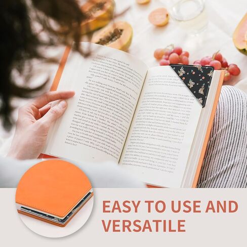Cute Leather Bookmarks, Fun Triangle Making Corner Bookmark, Book Accessories for Reading Book Lovers, Unbreakable Page Markers for Women Men Cute Koala Flowers in Kuwait