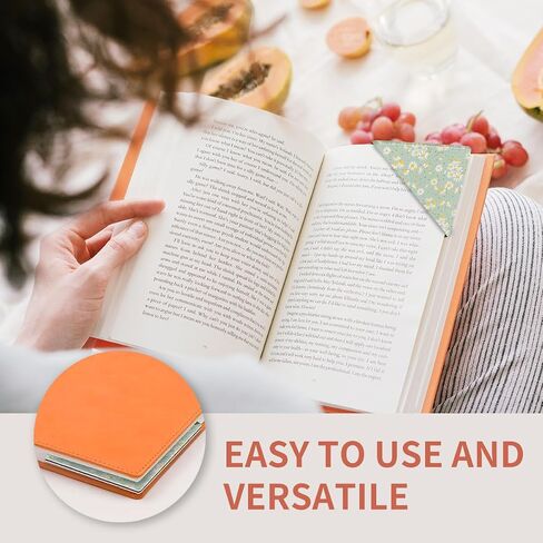 Cute Leather Bookmarks, Fun Triangle Making Corner Bookmark, Book Accessories for Reading Book Lovers, Unbreakable Page Markers for Women Men Cute Koala Flowers in Kuwait
