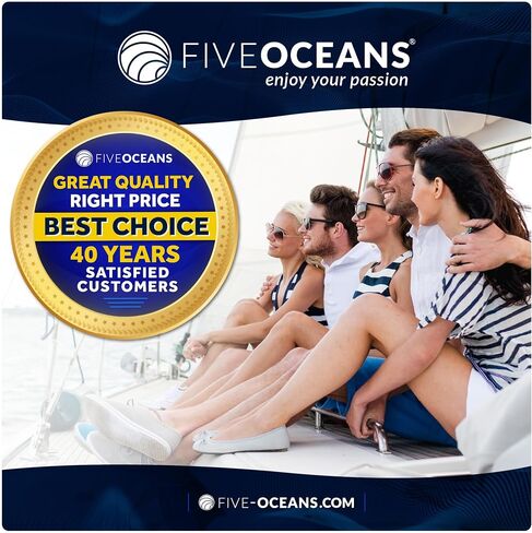 مرساة قارب Five Oceans، مرساة الفطر، طلاء فينيل PVC أسود، قوة تثبيت ممتازة على قيعان الأعشاب الموحلة، هيكل من الحديد الزهر قطعة واحدة in Kuwait