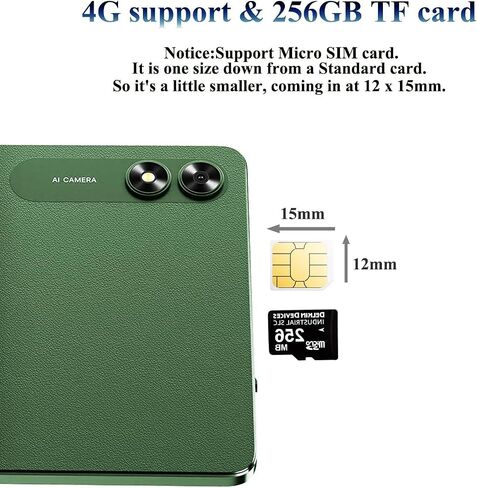 UMIDIGI G3 Tab Android 13 Tablet 2024 with Sim Card Slot, 3GB+32GB 256GB Expand, 2.4/5GHz WiFi, 10.1 inch Tablet with 4* A53-Cortex of 2.0 GHz, 6000mAh, BT, 1280 * 800 Touch Screen, Al Face Unlock in Saudi Arabia