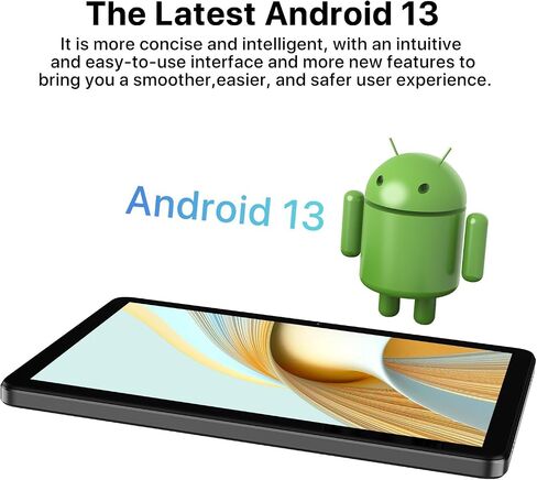 UMIDIGI G3 Tab Android 13 Tablet 2024 with Sim Card Slot, 3GB+32GB 256GB Expand, 2.4/5GHz WiFi, 10.1 inch Tablet with 4* A53-Cortex of 2.0 GHz, 6000mAh, BT, 1280 * 800 Touch Screen, Al Face Unlock in Saudi Arabia