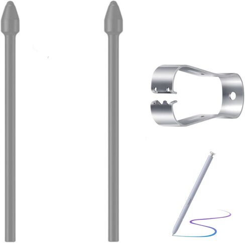 S25 Ultra S Pen Replacement for Samsung Galaxy S25 Ultra Stylus Pen, Light Gray S Pen for S25 Ultra Pen with 5 PCS Tips/Nibs Replacement (Light Gray) in Saudi Arabia