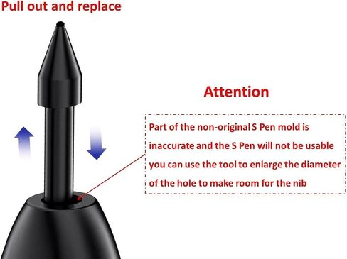 S25 Ultra S Pen Replacement for Samsung Galaxy S25 Ultra Stylus Pen, Light Gray S Pen for S25 Ultra Pen with 5 PCS Tips/Nibs Replacement (Light Gray) in Saudi Arabia