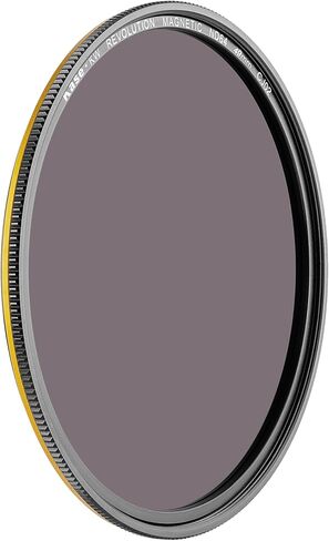 Kase Revolution Magnetic ND64 6 Stop Shockproof Tempered Optical Glass Filter w Yellow Ring & Adapter (46mm) in Kuwait