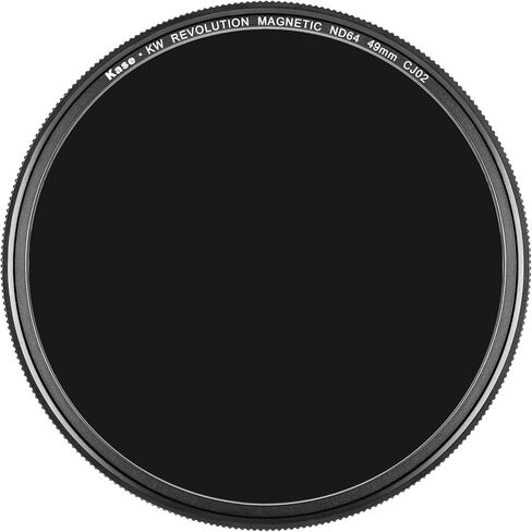 Kase Revolution Magnetic ND64 6 Stop Shockproof Tempered Optical Glass Filter w Yellow Ring & Adapter (46mm) in Kuwait
