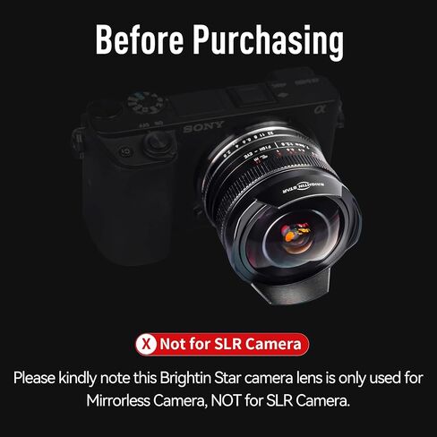 7.5mm F2.8 Ultra Wide-Angle Fisheye Manual Focus APS-C Mirrorless Camera Lens, Fit for Fuji XF in Saudi Arabia