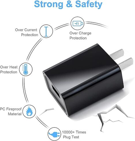 Fast Wall Charger & 5 ft USB Charging Cable Cord fit for Consumer Cellular Link, Consumer Cellular Link ii 2, Doro PhoneEasy 7050 626 824 618 610 680 605 612 615,LG Flip Phone & More Flip Phone Charge in Saudi Arabia