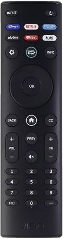 OEM Replacement Remote Control XRT140 for All VIZIO Smartcast D/E/M/P/V/PX Series Smart TVs (HBO/Netflix/PrimeVideo/Pluto/iHeart/Crackle) in Kuwait