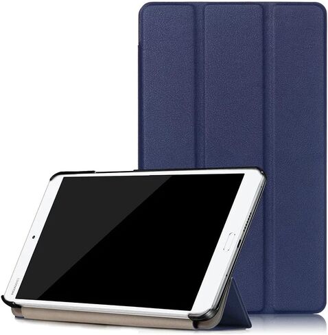 Custer Case for Huawei MediaPad M3 8.4,Ultra-Thin PU-Leather Hard Shell Cover for Huawei MediaPad M3 8.4 - Black in Kuwait